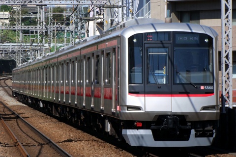 【東急】5050系5160F、長津田車両工場出場をあざみ野駅で撮影した写真