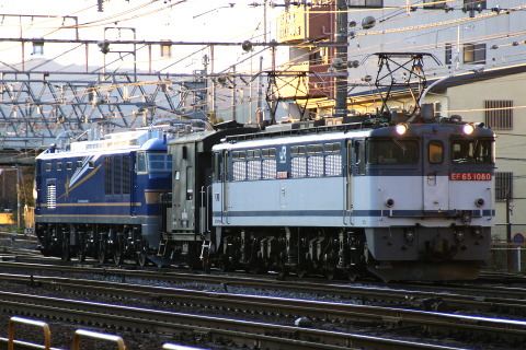 【JR東】EF510-501 甲種輸送を西大路～京都で撮影した写真
