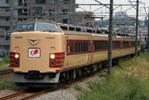 【JR東】183系使用団体臨時列車「Lantis Express」運転を高尾～相模湖間で撮影した写真
