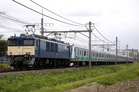 【JR東】E233系ウラ167編成 配給輸送を熊谷～行田で撮影した写真