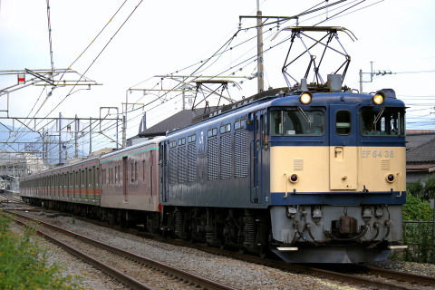 【JR東】205系中間車6両（ケヨ車） 廃車配給を竜王駅付近で撮影した写真