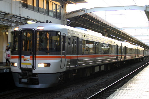 【JR海】臨時特急「みのぶもみじ」号運転を静岡駅で撮影した写真