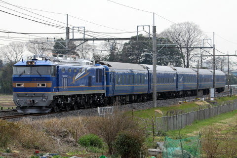 【JR東】EF510-501＋24系客車5両使用 乗務員訓練を東大宮～蓮田間で撮影した写真