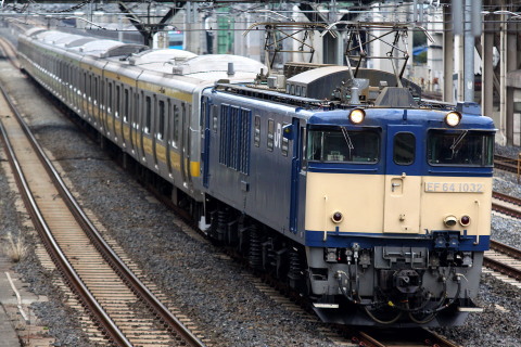 【JR東】山手線用サハE231-600・4600 配給輸送を東十条駅付近で撮影した写真