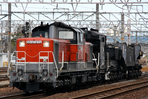 【JR貨】シキ800 多気へ返却を草津駅で撮影した写真