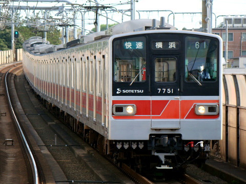 【相鉄】7000系7751F JR型保安装置設置をいずみ中央駅で撮影した写真
