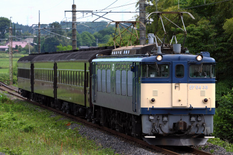 【JR東】旧型客車3両 高崎へ返却回送を片岡～蒲須坂で撮影した写真