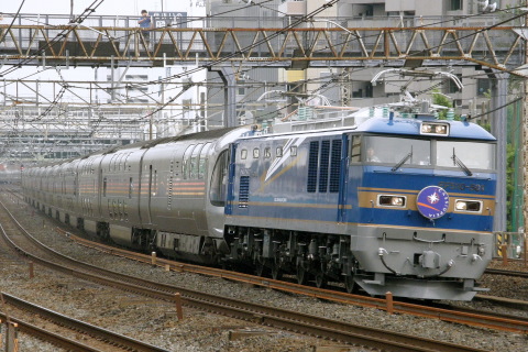 【JR東】寝台特急「カシオペア」 牽引機がEF510に置き換えを南浦和～浦和で撮影した写真