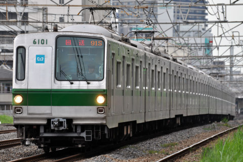 【メトロ】千代田線用6000系 乗務員訓練による貸出を松戸～金町で撮影した写真