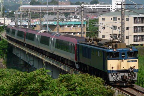 【長電】長野電鉄譲渡用253系 甲種輸送を韮崎～塩崎で撮影した写真