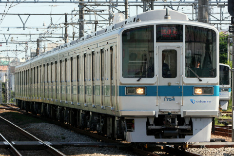 【小田急】1000形1754F 性能確認試運転を足柄駅で撮影した写真