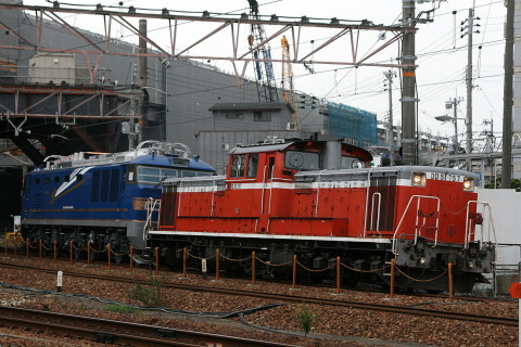 【JR東】EF510-514 甲種輸送を新大阪駅で撮影した写真