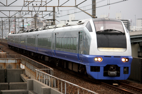 【JR東】E653系カツK302編成使用 TDR臨運転を舞浜駅で撮影した写真
