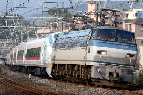 【JR東】E657系カツK3編成 甲種輸送を真鶴駅付近で撮影した写真