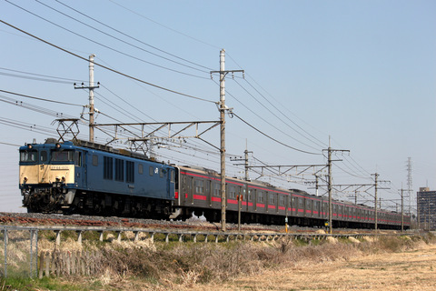 【JR東】205系ケヨ25編成 配給輸送を東川口～東浦和で撮影した写真