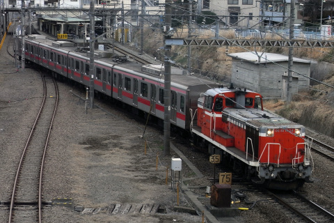 【東急】5050系5161F 甲種輸送（3日）を長津田駅付近で撮影した写真