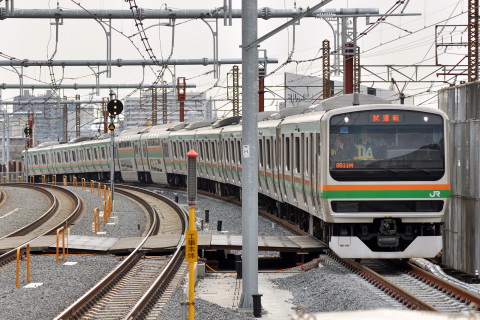 【JR東】浦和駅高架化工事に伴う運転変更を浦和駅で撮影した写真