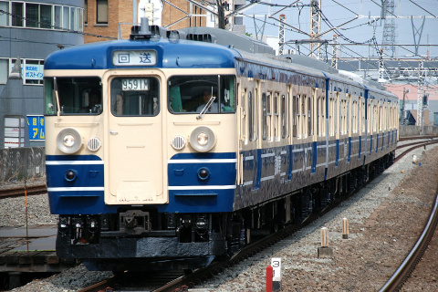 【JR東】115系訓練車 豊田へを吉祥寺駅で撮影した写真