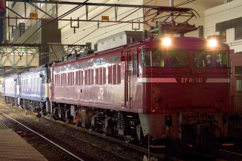 【JR東】EF64-36＋EF64-38 秋田へを高崎駅で撮影した写真