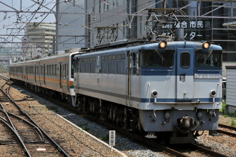 【JR海】213系5000番代H9・H10編成 近畿車輌入場を高槻駅で撮影した写真