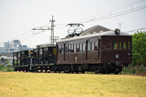 【上毛】砕石散布列車運転を江木～大胡で撮影した写真