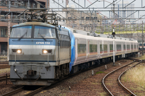 【JR東】E657系カツK1編成 甲種輸送を熱田駅で撮影した写真