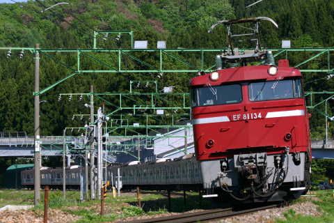 【JR東】203系マト66編成 配給輸送を岩原スキー場前～越後湯沢で撮影した写真