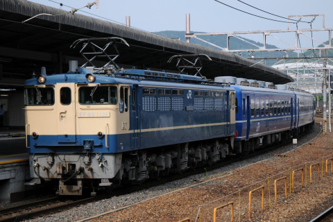 【JR西】12系 返却回送を京都駅で撮影した写真