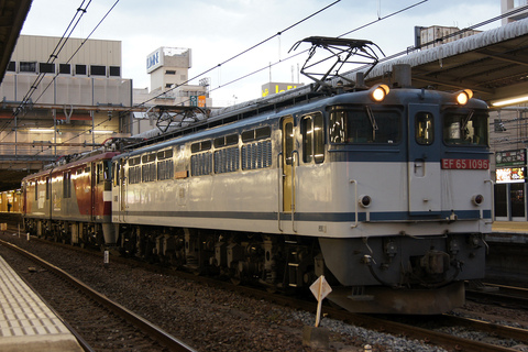 【JR貨】EH500-4 大宮車両所出場を大宮駅で撮影した写真