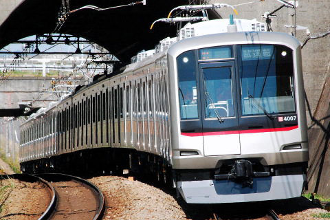 【東急】5050系4107F 試運転をすずかけ台駅で撮影した写真