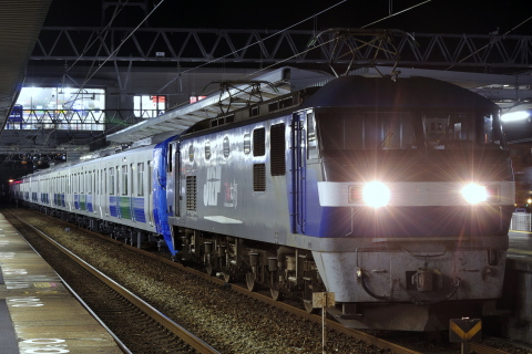 【西武】30000系38112F・ 32104F 甲種輸送を東加古川駅で撮影した写真