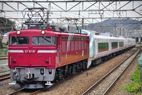 【JR東】E657系カツK16編成 甲種輸送を府中本町駅で撮影した写真