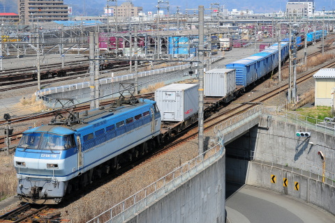 【JR貨】ワム80000形9両 東港へ回送を静岡貨物～東静岡で撮影した写真