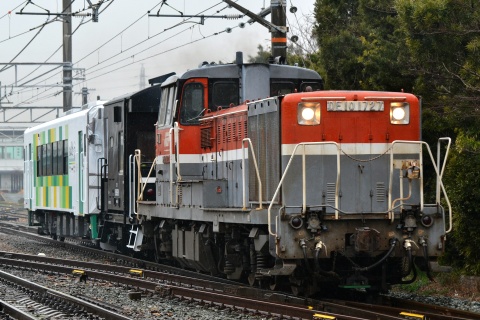 【由利鉄】由利高原鉄道YR-3000形 甲種輸送を二川～新所原で撮影した写真