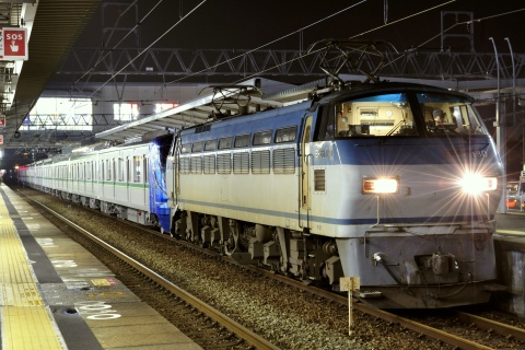 【メトロ】千代田線16000系16114F 甲種輸送を東加古川駅で撮影した写真