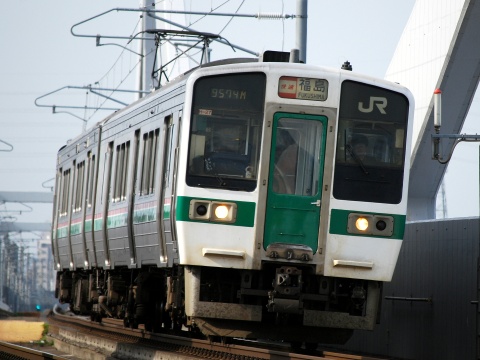 【JR東】719系使用 臨時快速列車 仙台～福島間で運転を南仙台～太子堂で撮影した写真