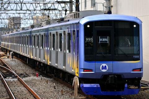 【横高】横浜高速鉄道Y500系Y515F 副都心線内試運転を和光市駅で撮影した写真