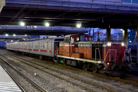 【東急】1000系1003F（4両） 甲種輸送（24日）を八王子駅で撮影した写真