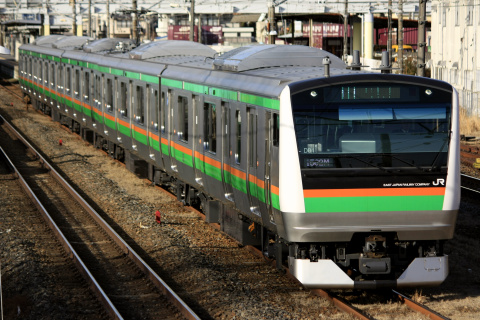 【JR東】E233系3000番代 宇都宮線での運用開始を矢板駅付近で撮影した写真