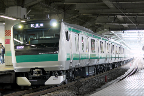 【JR東】E233系7000番代ハエ103編成 川越・埼京線内で試運転を赤羽駅で撮影した写真