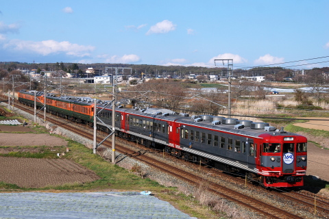 【しな鉄】急行「ありがとう・さようなら169系」号 を御代田～平原で撮影した写真