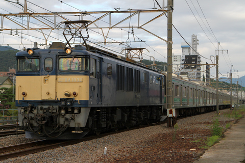 【JR東】205系ハエ3編成9両長野へ配給輸送を甲府～竜王で撮影した写真