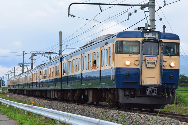 【JR東】快速「懐かしの115系横須賀色号」運転を細野～安雲追分間で撮影した写真