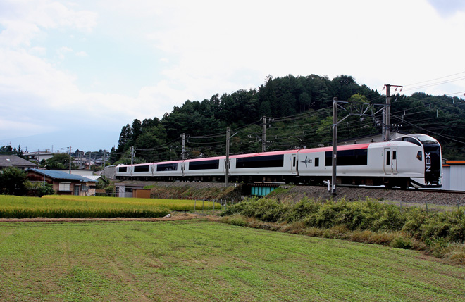 【JR東】成田エクスプレス 富士急行入線を寿～三つ峠で撮影した写真
