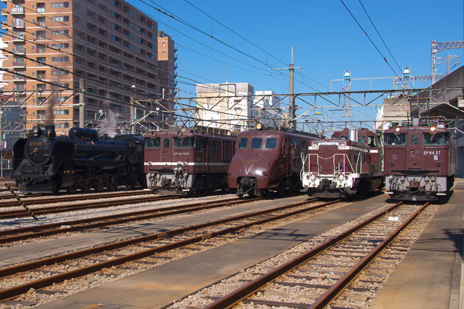 【JR東】「高崎鉄道ふれあいデー」開催(2014)を高崎車両センター高崎支所で撮影した写真