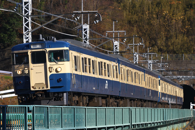 【JR東】115系M12+M10編成廃車回送を塩崎～韮崎間で撮影した写真