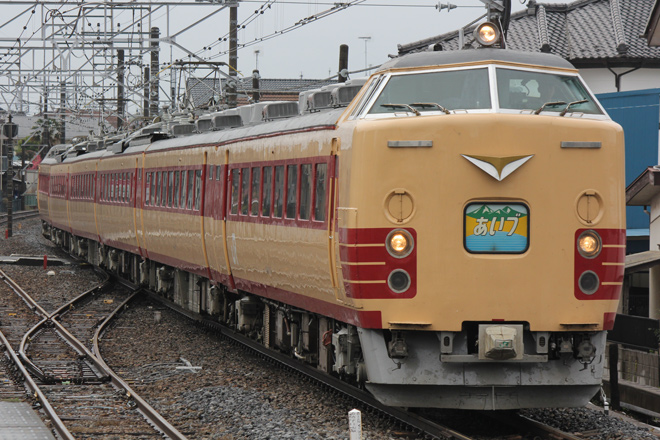 【JR東】485系A1+A2編成団臨運転を白岡駅で撮影した写真