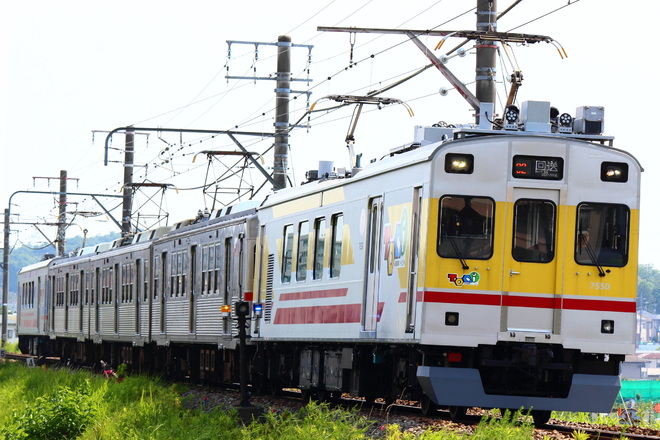 【東急】7700系7902F廃車回送を長津田～恩田間で撮影した写真