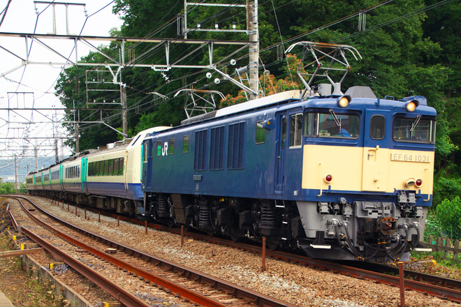 【JR東】485系R22編成廃車回送を豊田～八王子間で撮影した写真