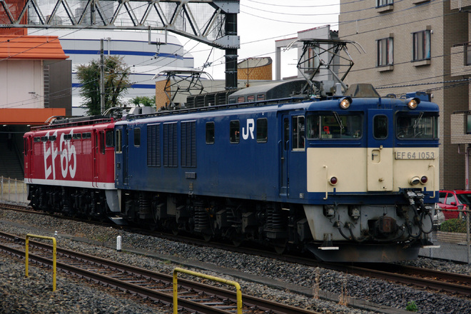 【JR東】EF65-1118 長野廃車配給を土呂駅で撮影した写真